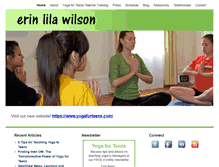 Tablet Screenshot of erinlilawilson.com